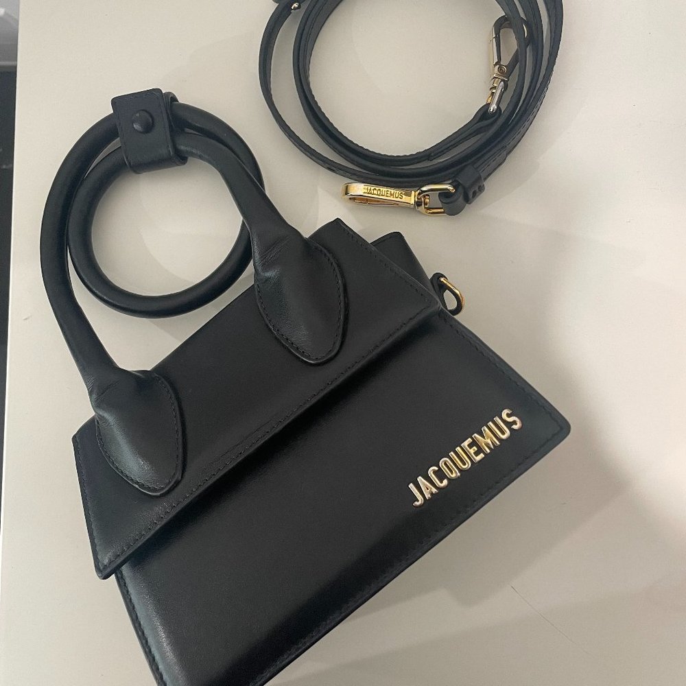AUTHENTIC Jacquemus Le Chiquito Noeud Black Purse